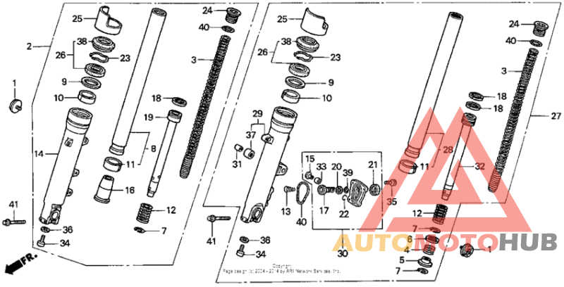 Передняя вилка
