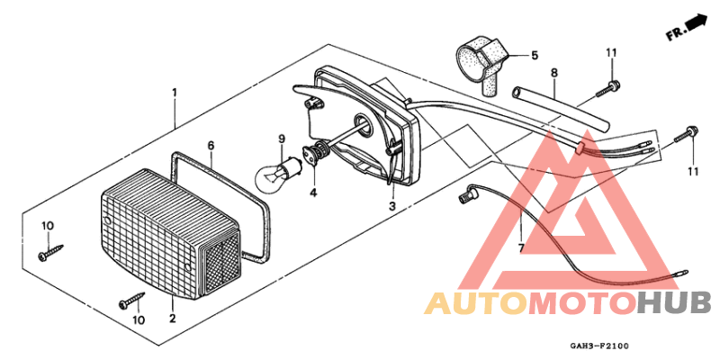 Taillight unit ass`y