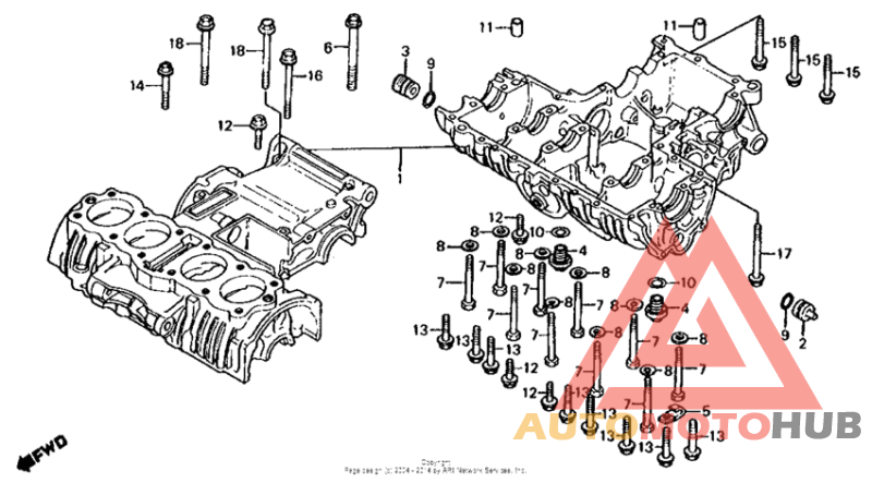Картер двигателя