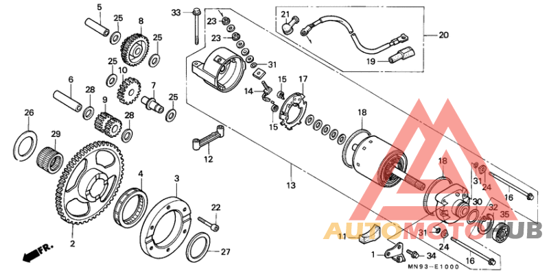 Стартерный мотор