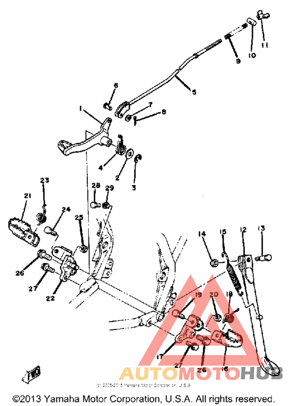 Stand - footrest
