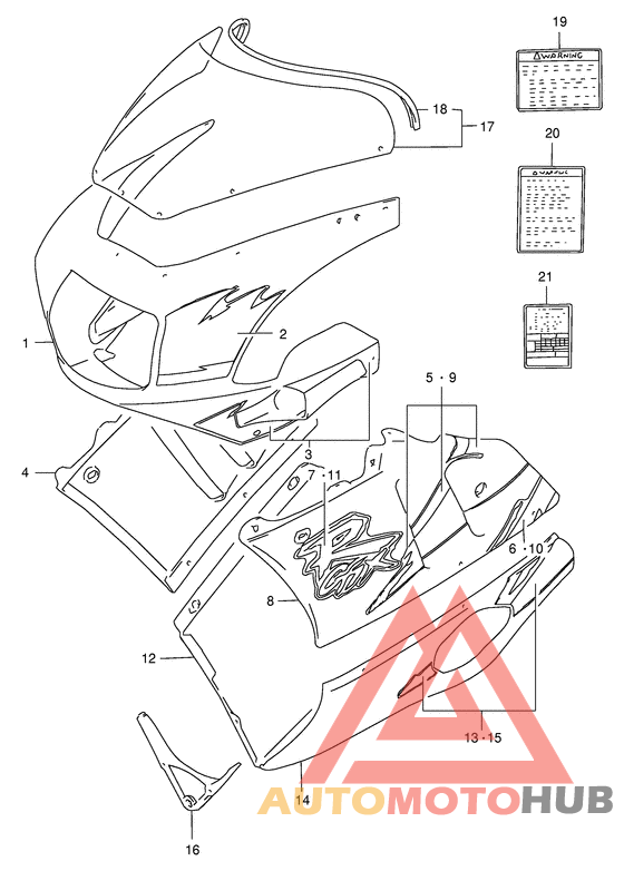 Cowling body