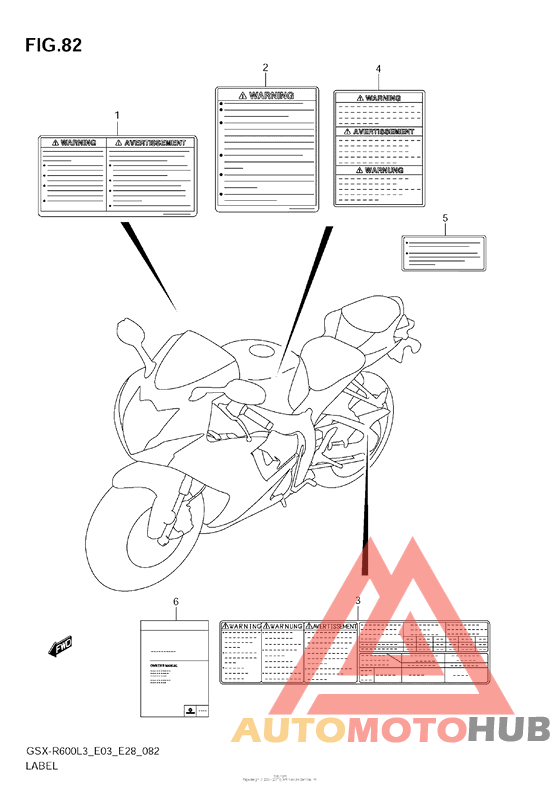 Label (Gsx-R600L3 E28)