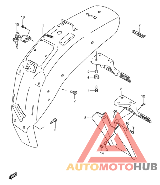 Заднее крыло