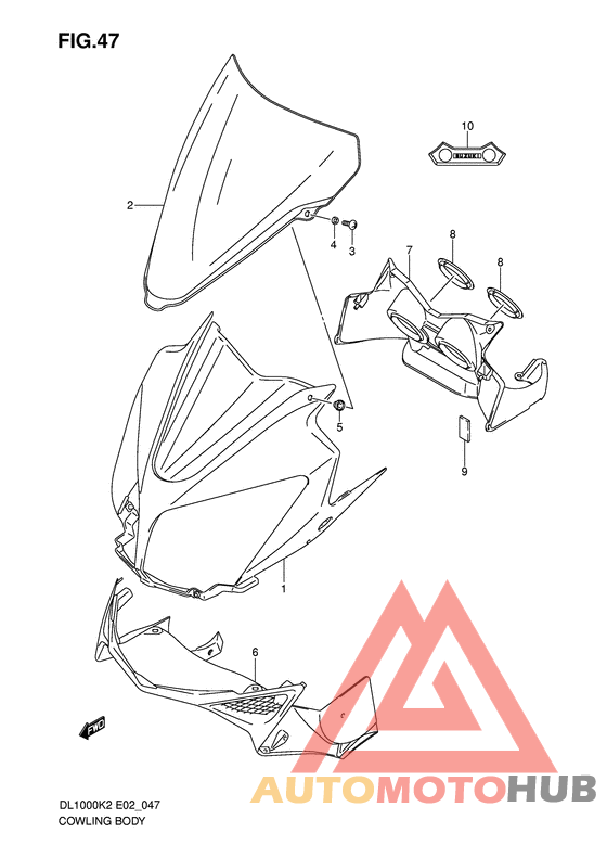 Cowling body