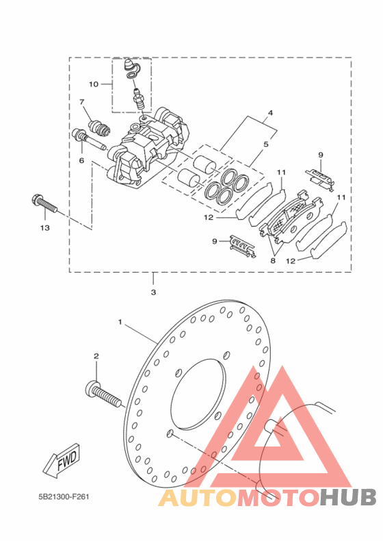 Задний суппорт