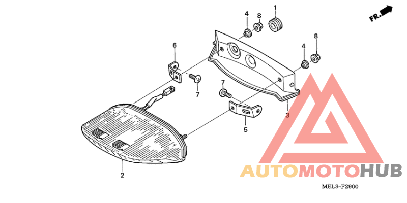 Taillight unit ass`y