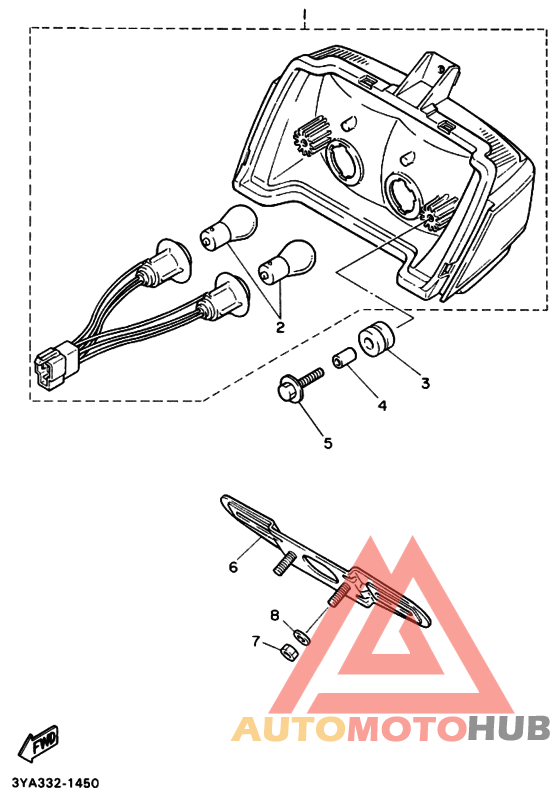 Taillight unit ass`y
