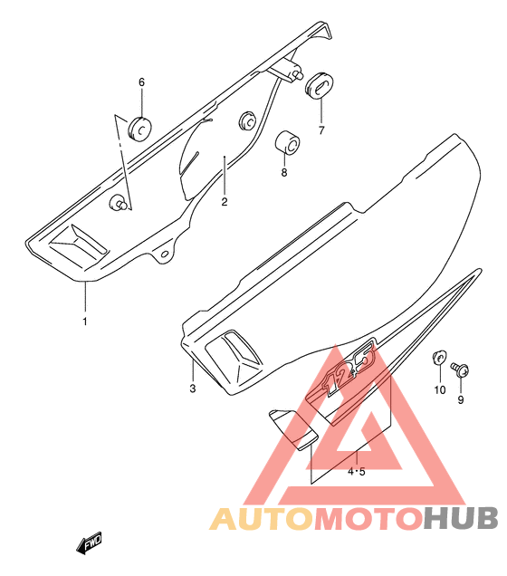 Обтекатель задний