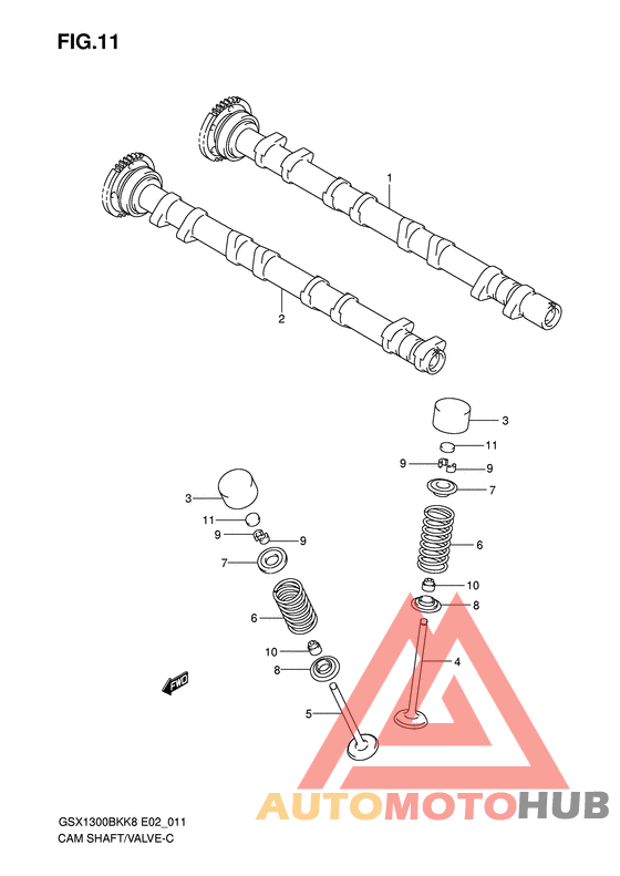 Распред вал/клапана