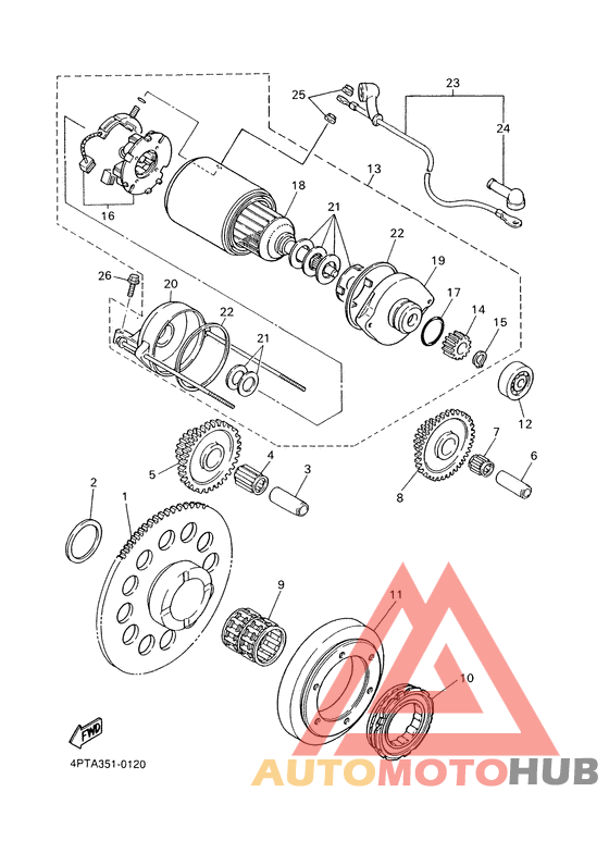 Муфта стартера