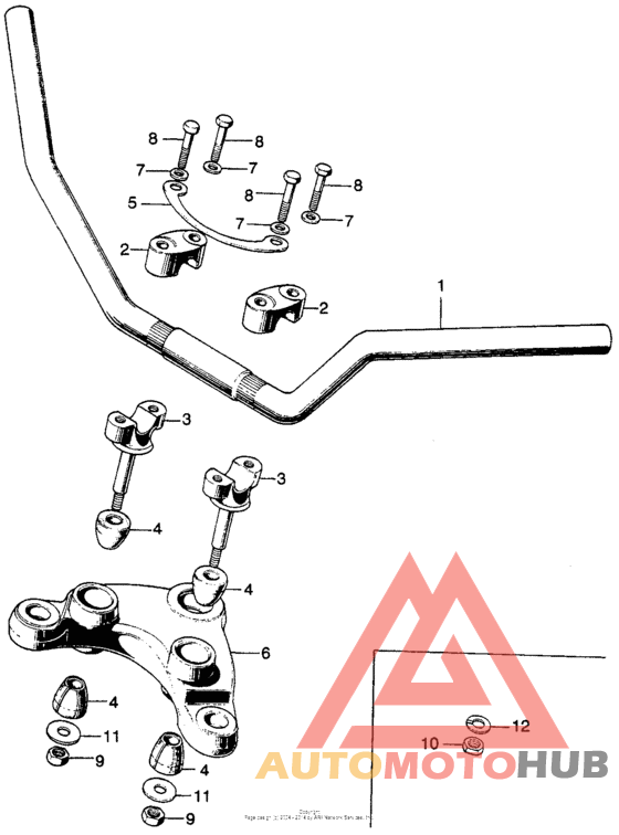 Handlebar + top bridge