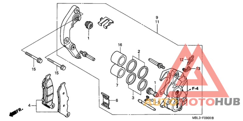 Передний суппорт