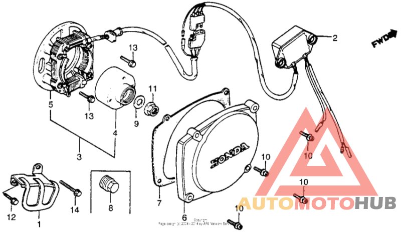 Alternator + c.d.i. unit