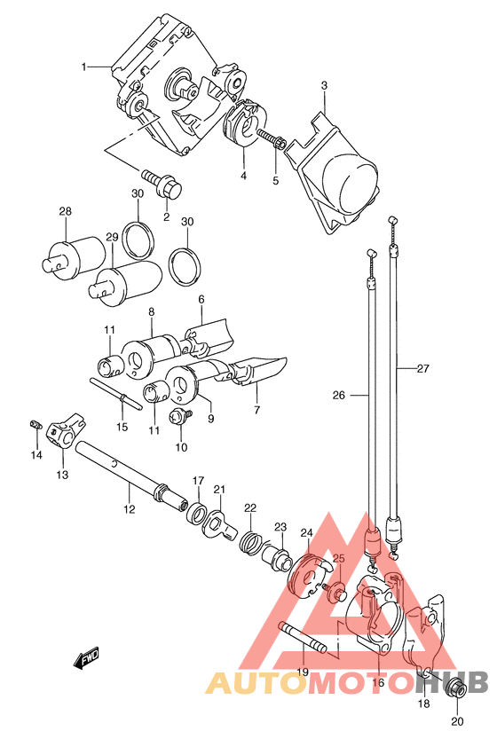 Клапан выхлопа