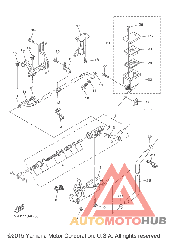 Задний торм цилиндр