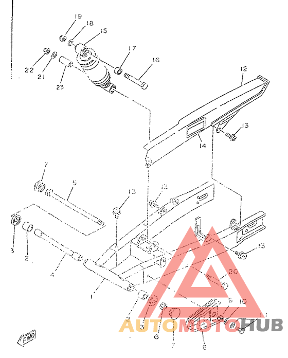 Rear arm. suspension