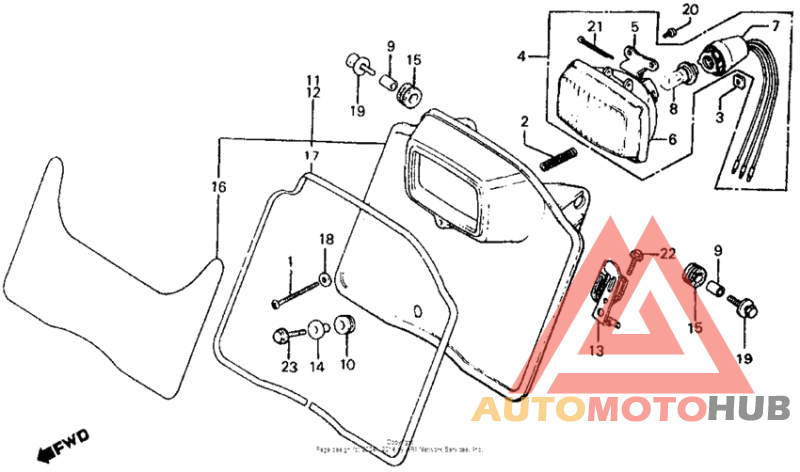 Headlight 81-82