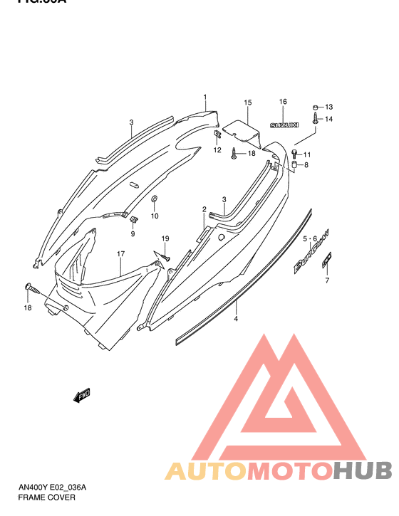 Обтекатель задний