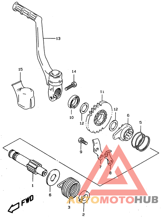 Ножной стартер