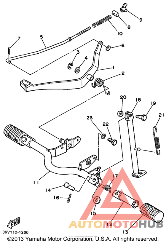 Stand - footrest