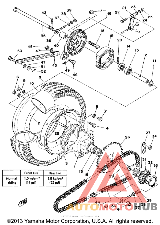 Переднее колесо