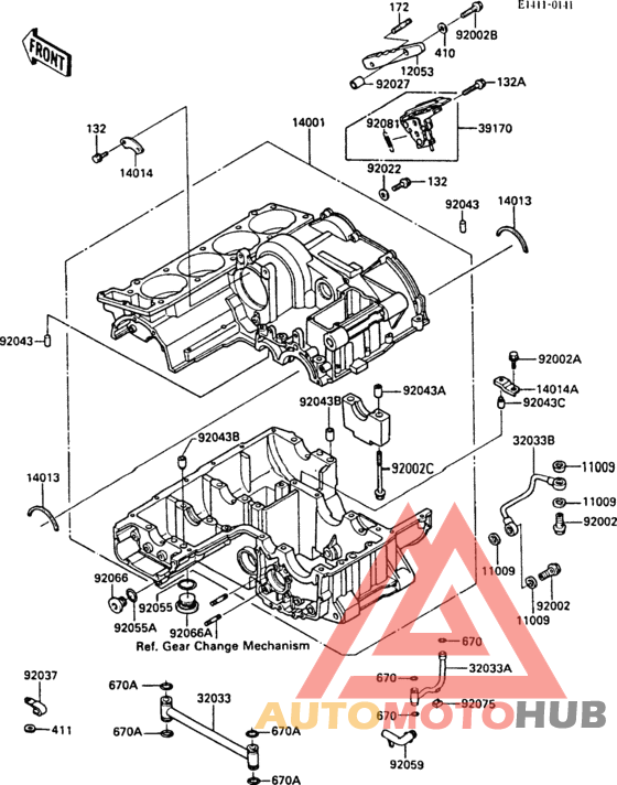 Crankcase(-zxt00a-020487)