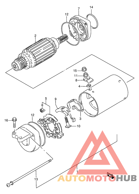 Стартерный мотор