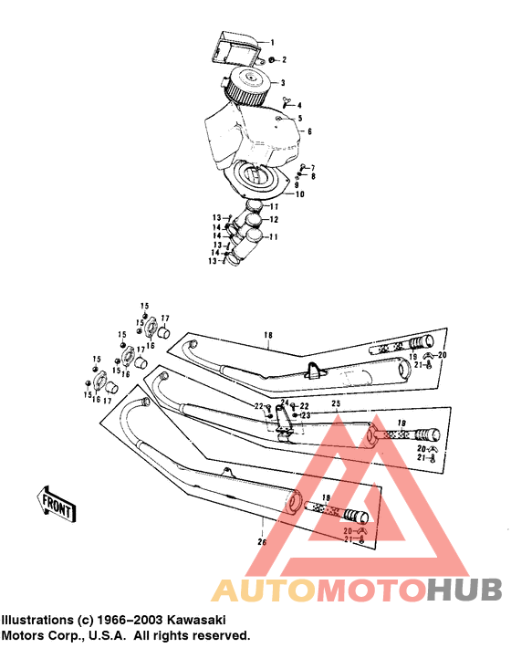 Air cleaners/mufflers