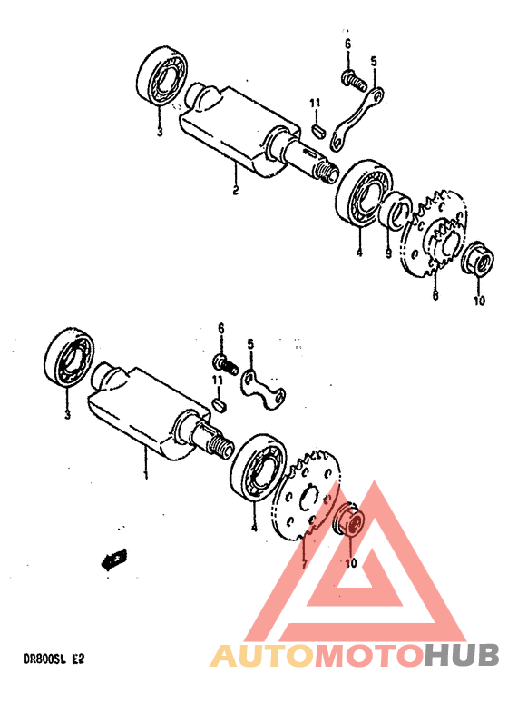 Балансир кривошипа