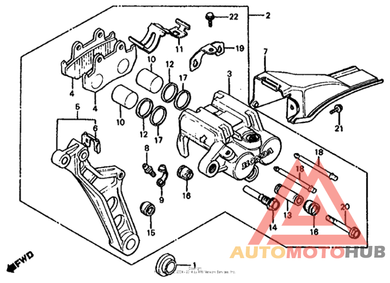 Задний суппорт