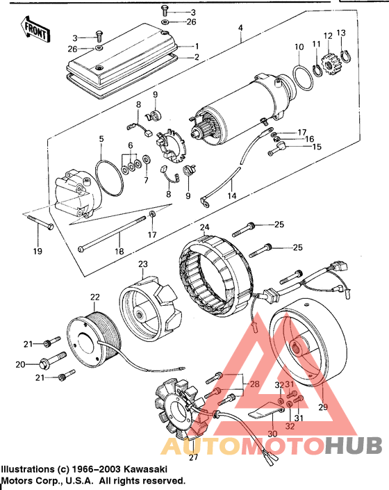 Generator/starter motor
