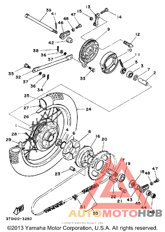 Переднее колесо