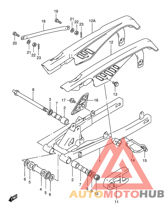 Маятник задний
