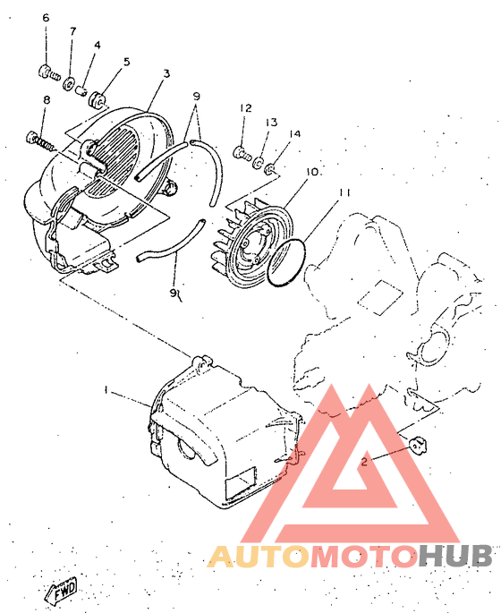 Кожух вентилятора