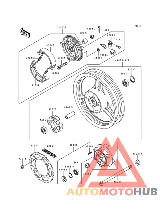 Заднее колесо/цепь/coupling