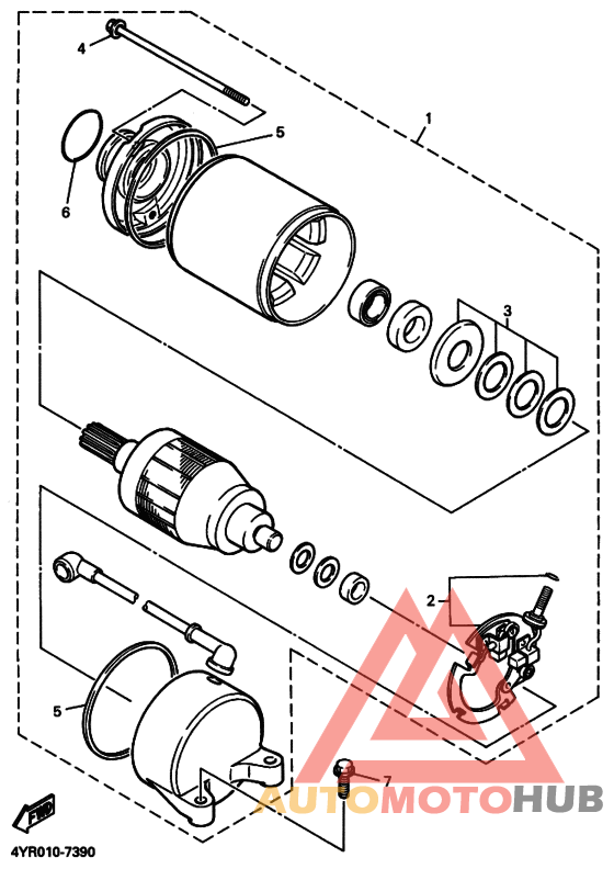 Стартерный мотор