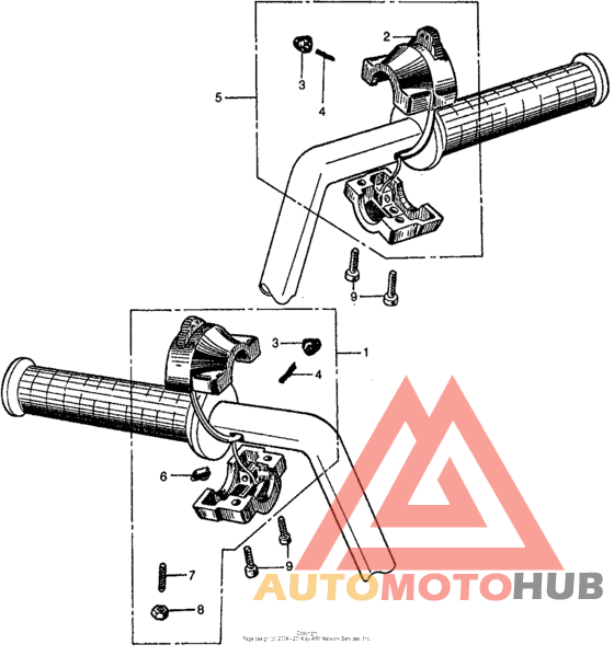 Ca160 horn button + starter switch