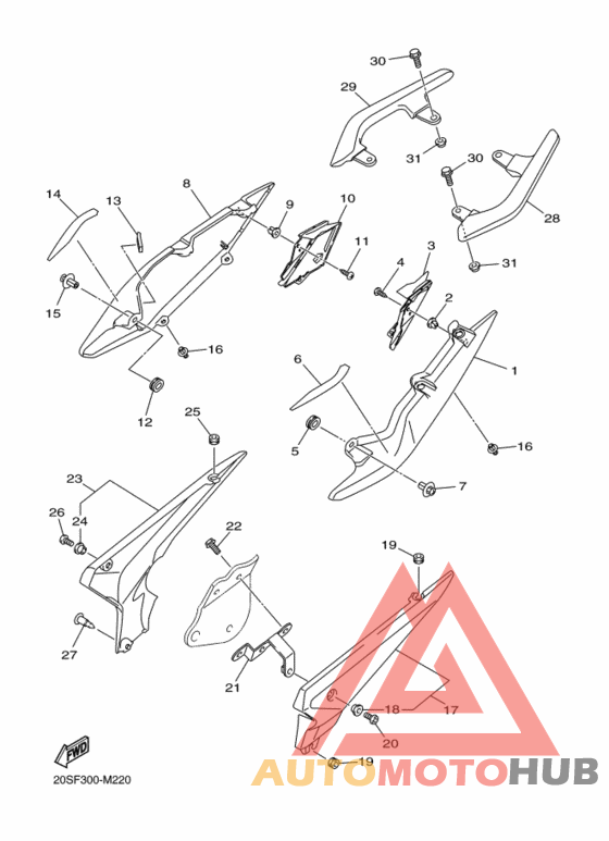 Боковые обтекатели