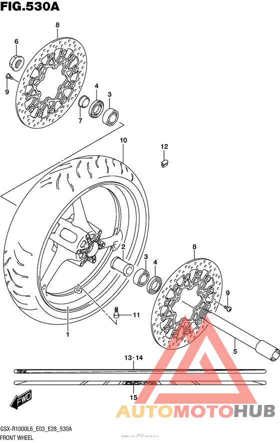 Front Wheel (Gsx-R1000L6 E03)
