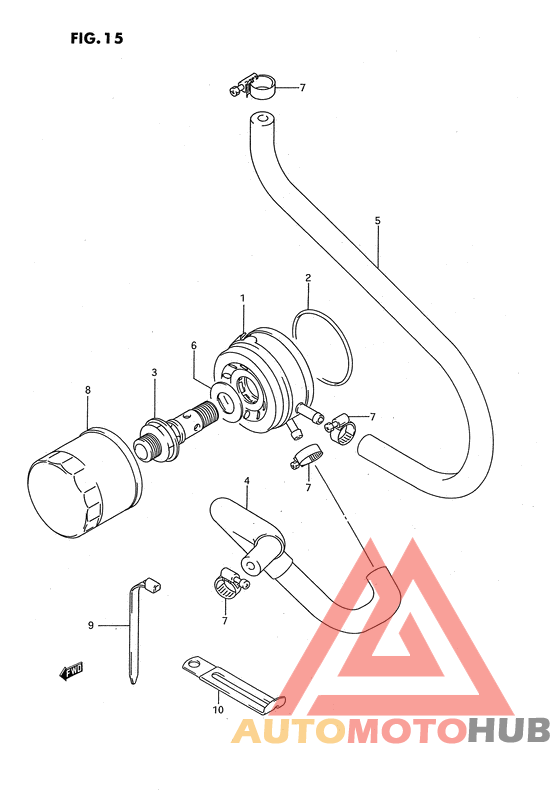 Oil cooler - oil filter