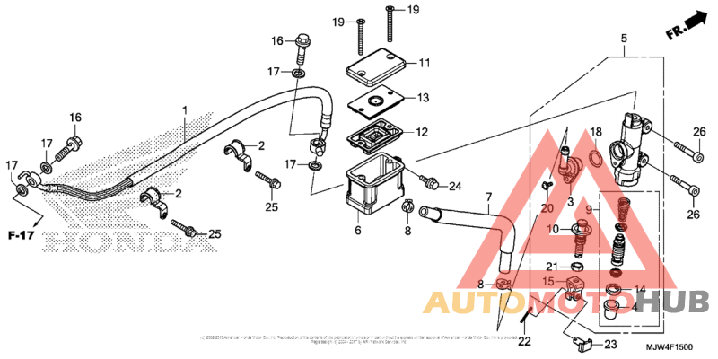 Rear Brake Master Cylinder (1)
