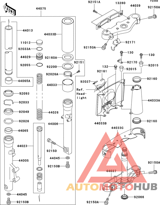 Front fork(1/2)