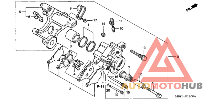 Задний суппорт