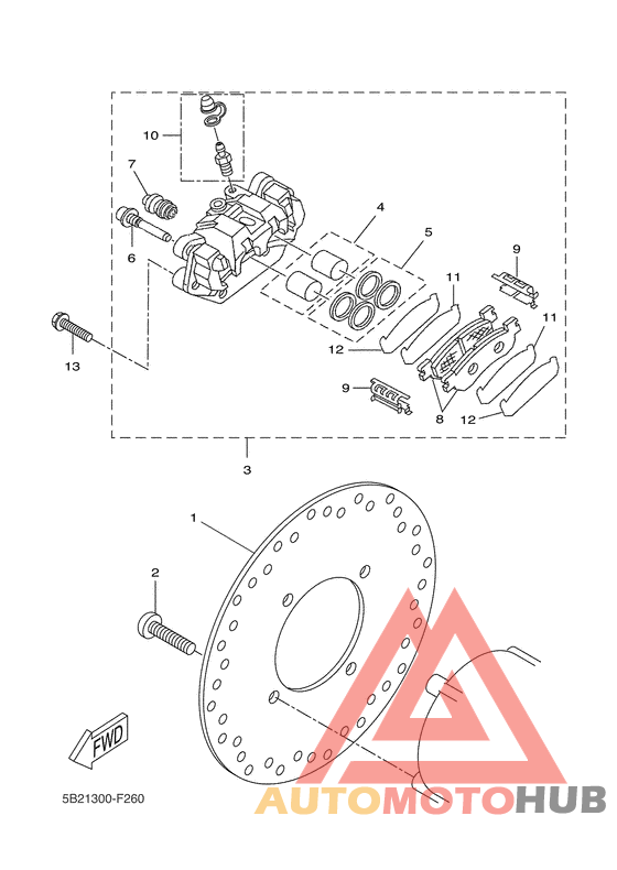 Задний суппорт