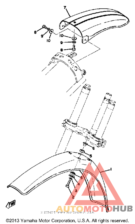 Front fender - rear fender