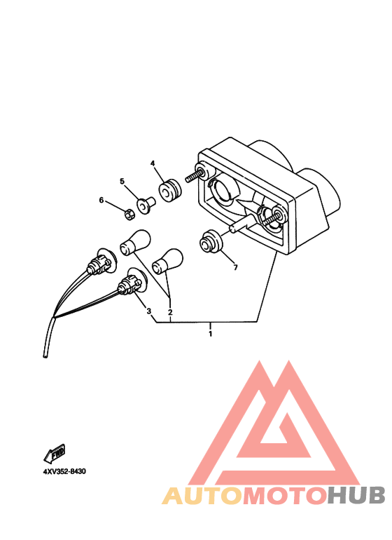 Taillight unit ass`y