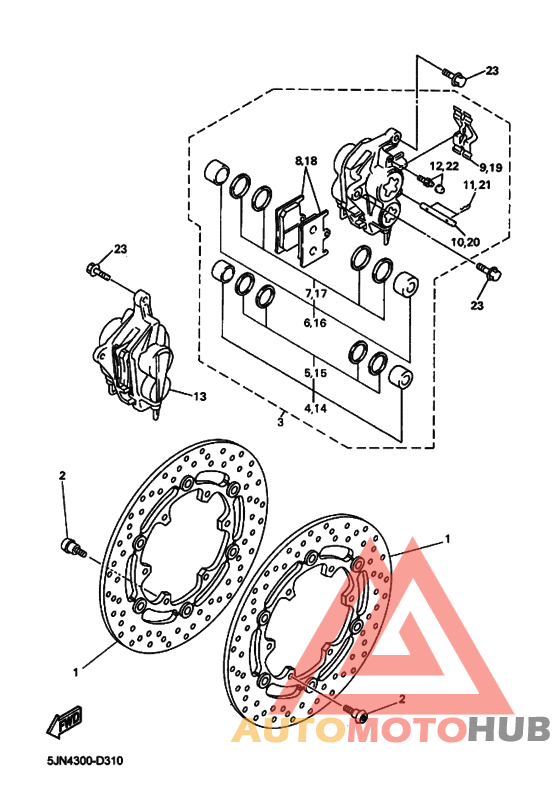 Передний суппорт
