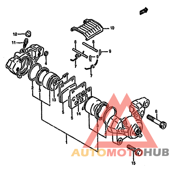 Задний суппорт