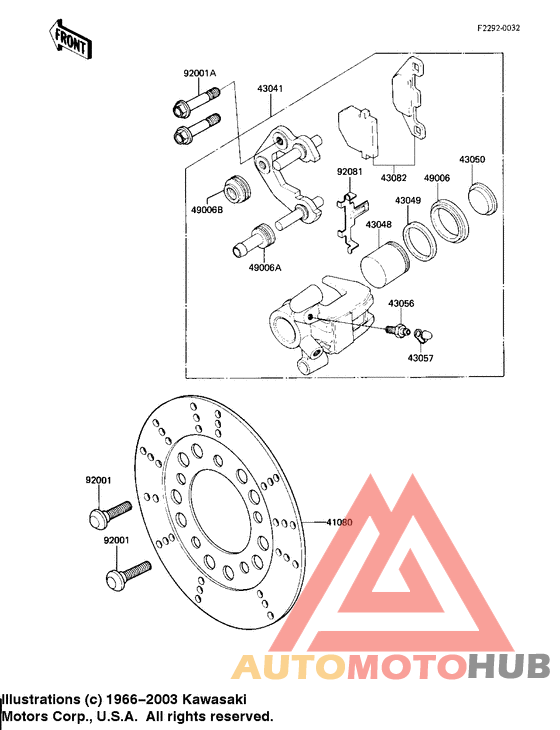 Передний суппорт